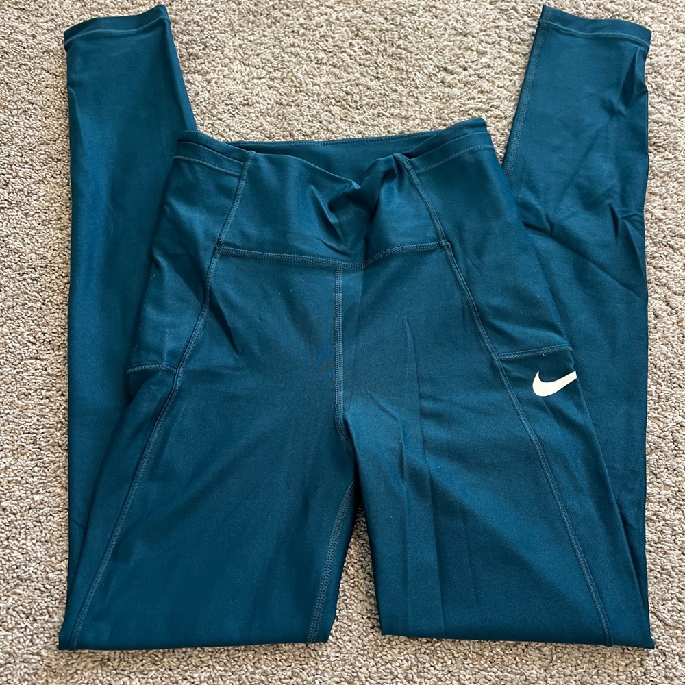 Blue Nike Leggings